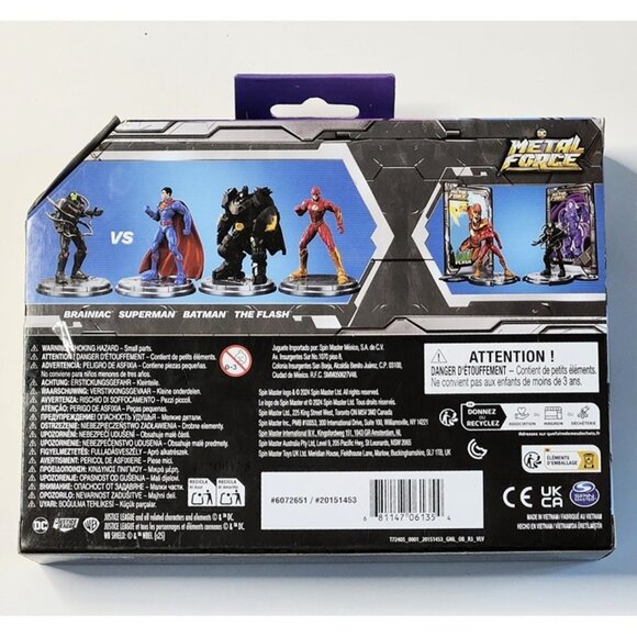 Spin Master DC Universe Metal Force 4-piece Set - Picture 3 of 9